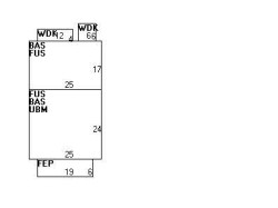 96 Chapel St, Newton MA  02458-1011 floor plan