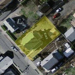 190 Chapel St, Newton MA 02458-1308 aerial view