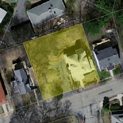 41 Chaske Ave, Newton MA 02466-1121 aerial view