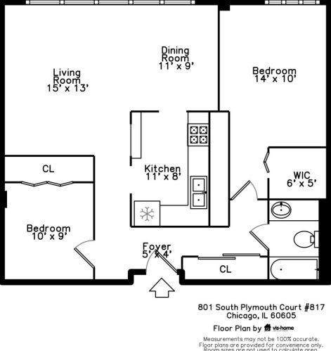 801 Plymouth Ct, Chicago IL 60605-2001 exterior