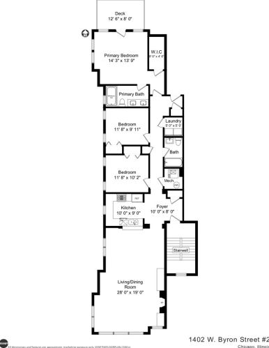 1402 Byron St, Chicago IL 60613-5673 exterior