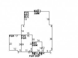 24 Druid Hill Rd, Newton MA 02461-2023 floor plan