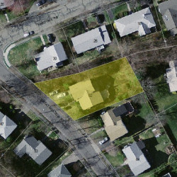 52 Great Meadow Rd, Newton MA  02459-2748 aerial view