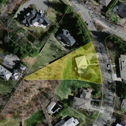 236 Baldpate Hill Rd, Newton MA  02459-2857 aerial view