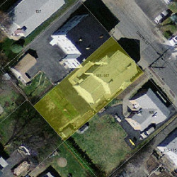 165 Chapel St, Newton MA 02458-1307 aerial view