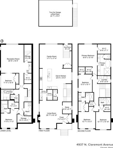 4937 Claremont Ave, Chicago IL 60625-1812 exterior