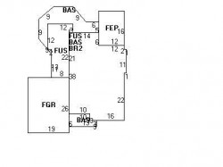23 Green Park, Newton MA 02458-2605 floor plan