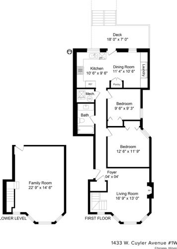 1433 Cuyler Ave, Chicago IL 60613-1917 exterior