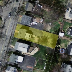 280 Cherry St, Newton MA 02465-1605 aerial view
