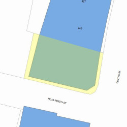 447 Centre St, Newton MA 02458-2099 plot plan