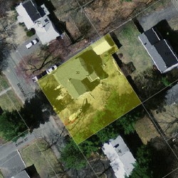 30 Bernard St, Newton MA 02461-1904 aerial view