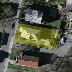 92 Jewett St, Newton MA 02458-1524 aerial view