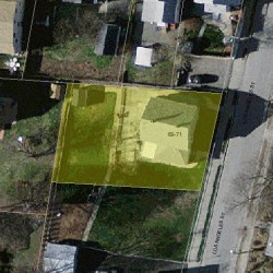 71 Los Angeles St, Newton MA 02458-1018 aerial view