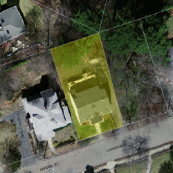 39 Chaske Ave, Newton MA  02466-1121 aerial view