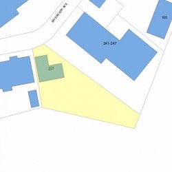 237 Riverview Ave, Newton MA 02466-1358 plot plan