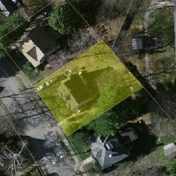20 Oxford Rd, Newton MA 02459-2405 aerial view