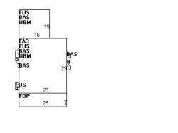 120 Farwell St, Newton MA  02460-1000 floor plan