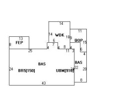 28 Hancock St, Newton MA 02466-2309 floor plan