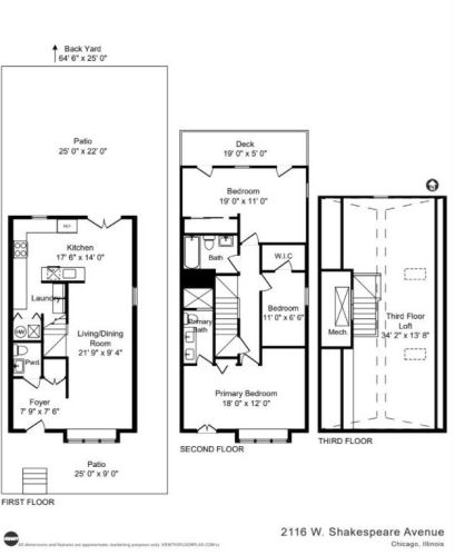 2116 Shakespeare Ave, Chicago IL 60647-3914 exterior