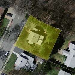 135 Fessenden St, Newton MA  02460-1131 aerial view