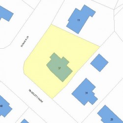 37 Randlett Park, Newton MA 02465-1716 plot plan