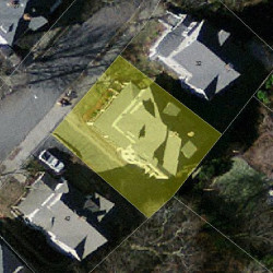 36 Hollis St, Newton MA 02458-2010 aerial view