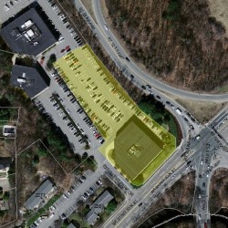 2221 Washington St, Newton MA 02462-1417 aerial view