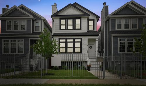 1614 Hamlin Ave, Chicago IL  60647-4608 exterior