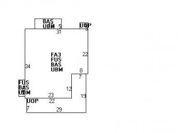 907 Watertown St, Newton MA 02465-2109 floor plan