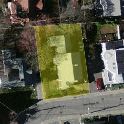 43 Carleton St, Newton MA 02458-1604 aerial view