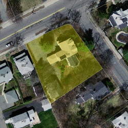 826 Watertown St, Newton MA  02465-2157 aerial view
