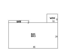 60 Hazelhurst Ave, Newton MA 02465-1341 floor plan
