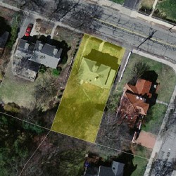282 Homer St, Newton MA 02459-1414 aerial view