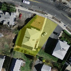 286 Tremont St, Newton MA 02458-2143 aerial view