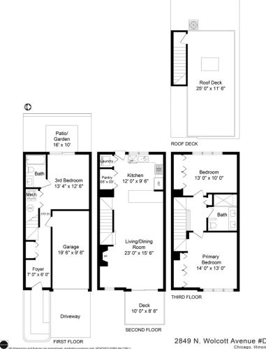 2849 Wolcott Ave, Chicago IL 60657-4061 exterior